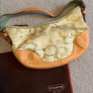 Coach Bags - Green Coach Mini Hobo